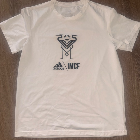adidas Tops - Adidas White IMCF Shirt WORN TWICE